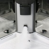 Parná sprchová kabína Insignia Premium 1100x700mm - chrómový rám/ľavé prevedenie Model 2022