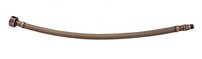Flexibilná nerezová hadica 3/8'xM10, 35 cm, bronz