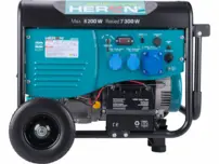 Heron 8896326 Elektrocentrála benz.-plyn1F, 8,2kW, 17HP,