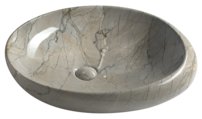 DALMA keramické umývadlo 68x44x16,5 cm, grigio