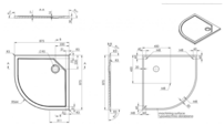 ARTTEC BRILIANT NEW - masážny sprchovací box model 4 clear